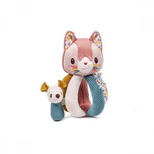 Hochet à poignées Jeanne le chat – LILLIPUTIENS