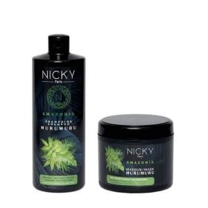 Nicky Paris shampoing et masque capillaires Murumuru