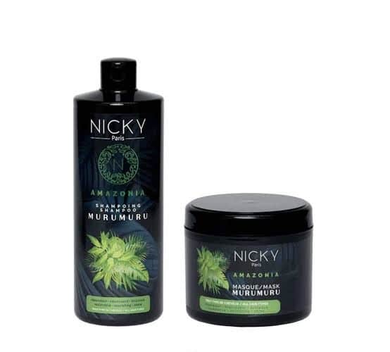 Nicky Paris shampoing et masque capillaires Murumuru