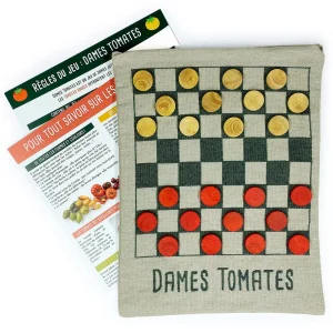 Dames Tomates – Jeu de dames en bois original