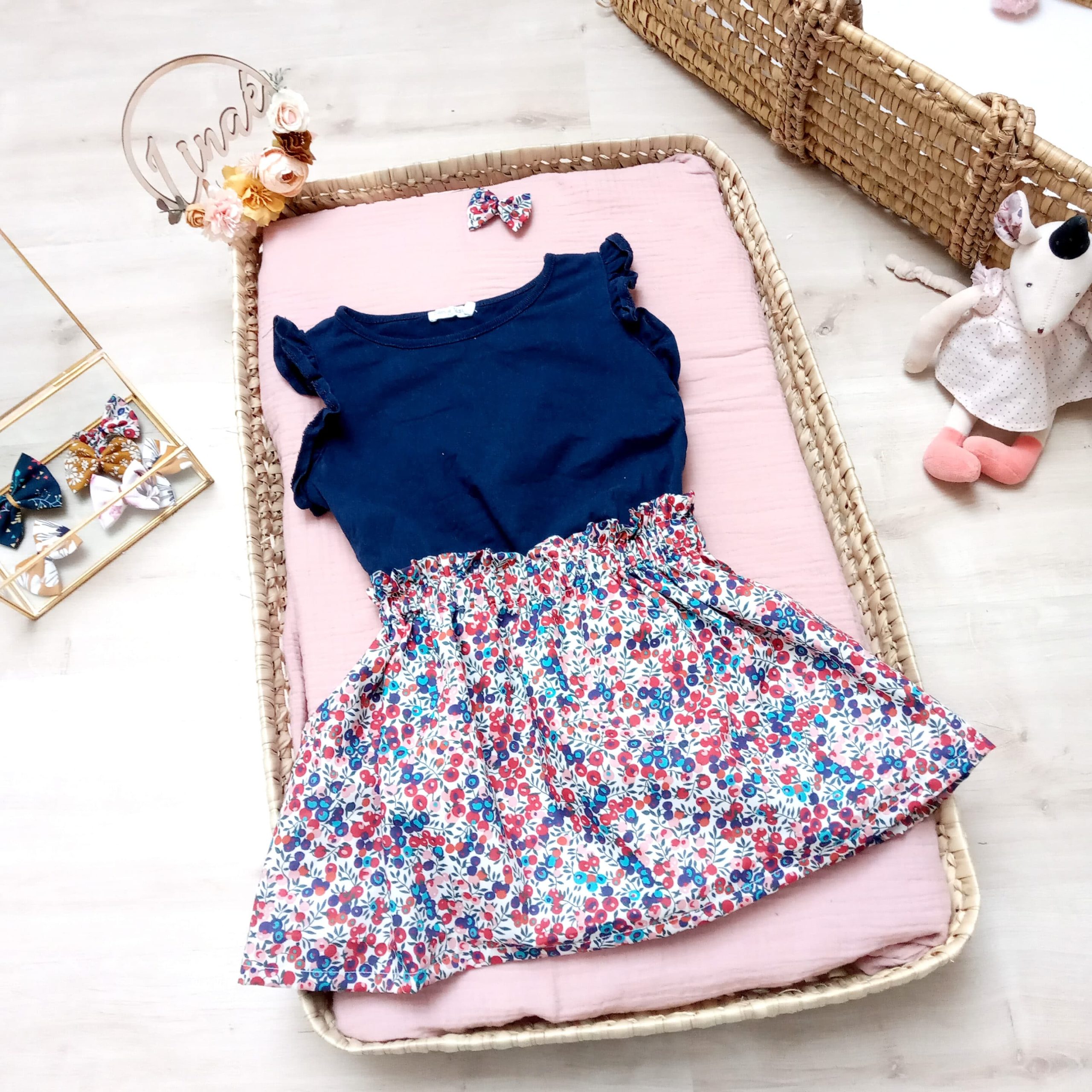 Jupette, Liberty wiltshire rouge – Image 5