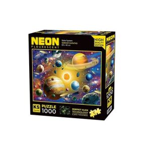 Puzzle 1000pcs Neon Systeme Solaire KSGAMES