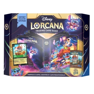 Disney Lorcana S6 – Coffret cadeau Stitch – La mer AZURITE