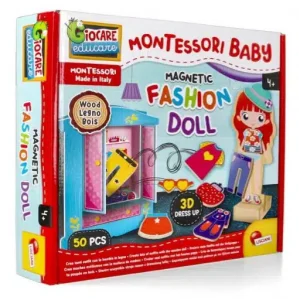 Montessori Poupée accessoires bois lisciani