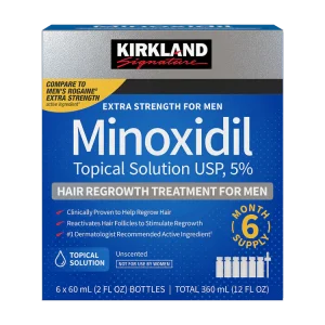 Minoxidil 5% kirkland 6tube