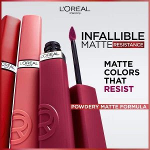 L&rsquo;oreal INFAILLIBLE matte lips