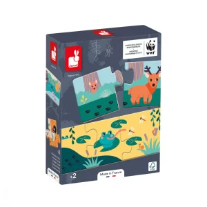 Puzzle Animaux Les Empreintes – Partenariat WWF® – Janod