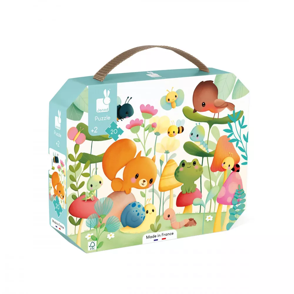 Puzzle Made in France Les Compagnons du Jardin 20 pièces – Janod 2023