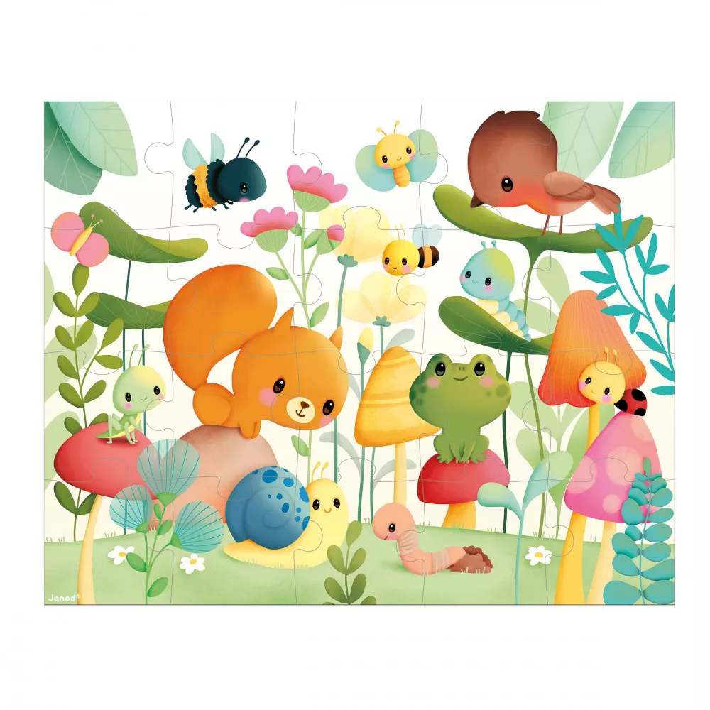 Puzzle Made in France Les Compagnons du Jardin 20 pièces – Janod 2023 – Image 3
