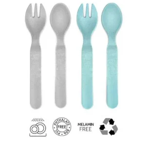 Cuillères fourchettes Bleues REER
