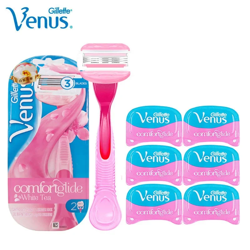 Gillette Venus Comfortglide Breeze Rasoir pour femme avec 2 recharges