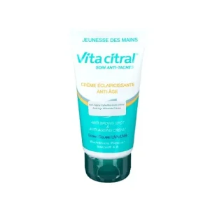 VITA CITRAL SOIN ANTI TACHES CREME ECLAIRCISSANTE MAINS ANTI AGE 75 ML